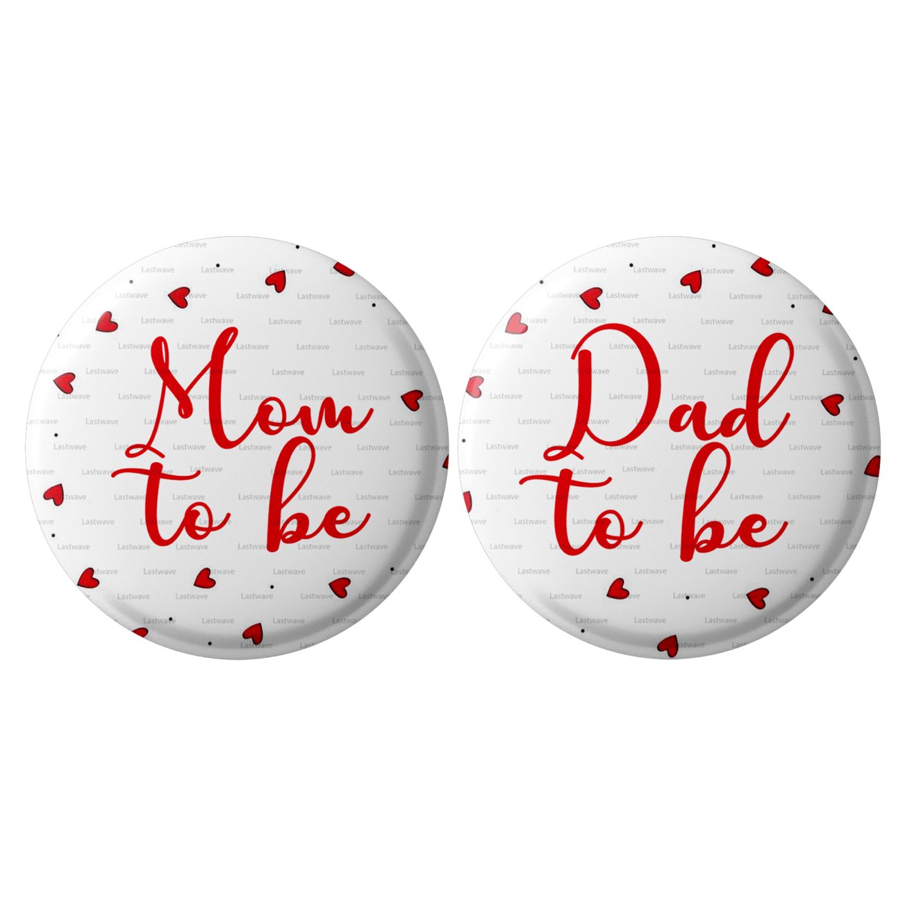 Mom to be Dad to be Badges Design 19