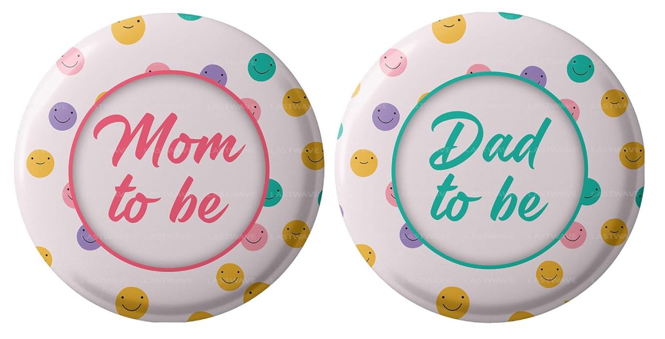 Mom to be Dad to be Badges Design 19