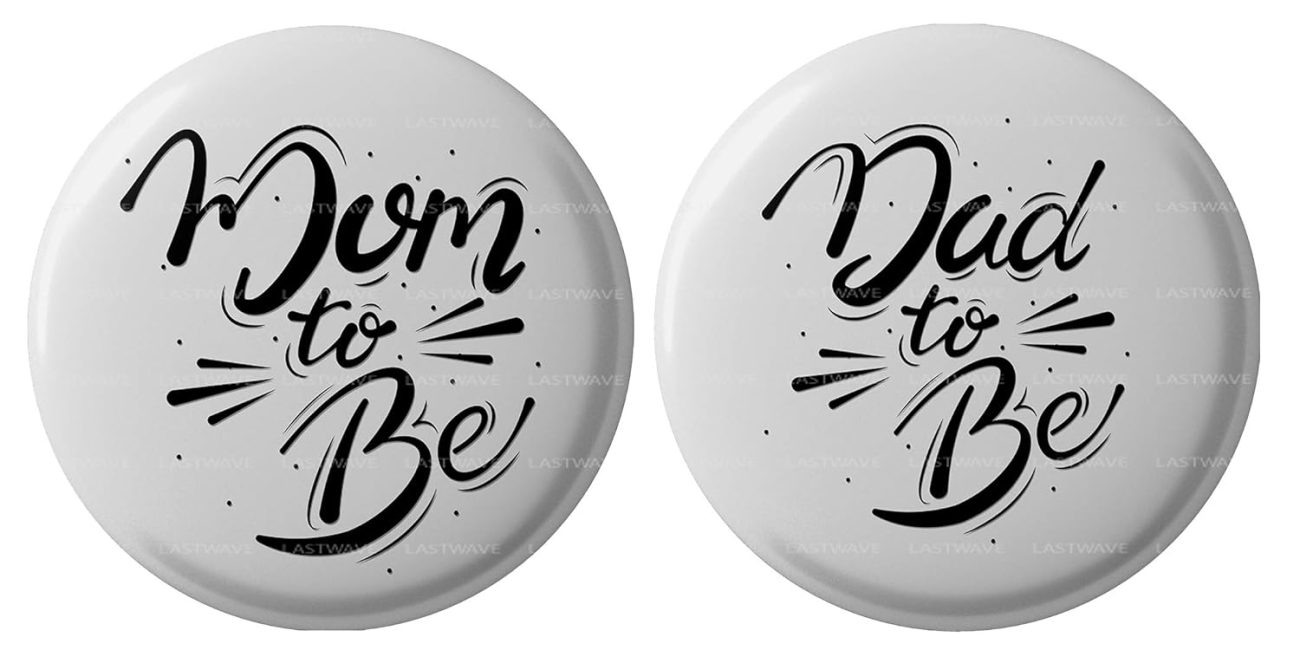 Mom to be Dad to be Badges Design 13