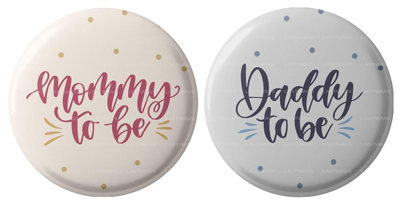 Mom to be Dad to be Badges Design 15