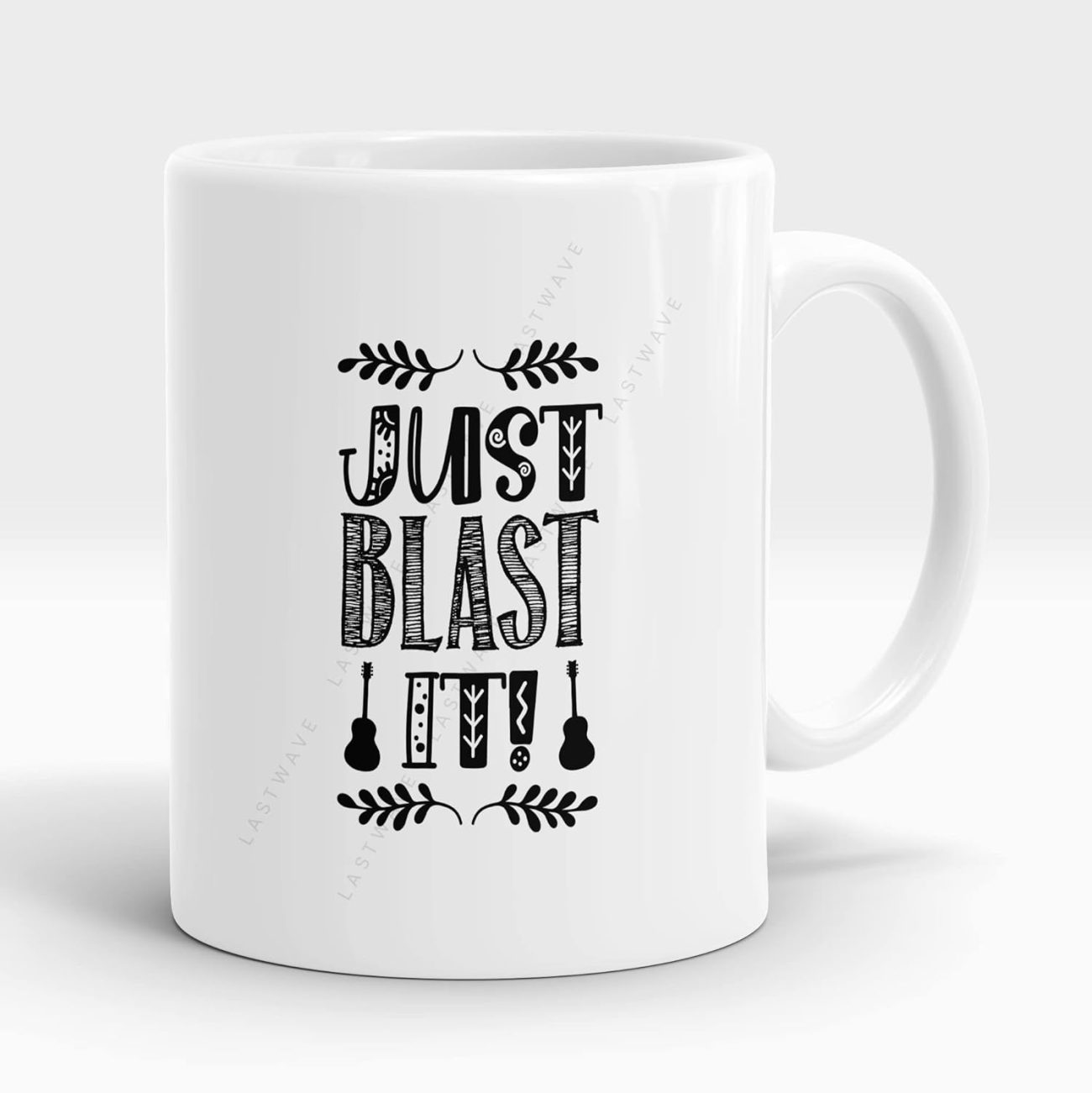 Just Blast It Graphic Printed Coffee Mug