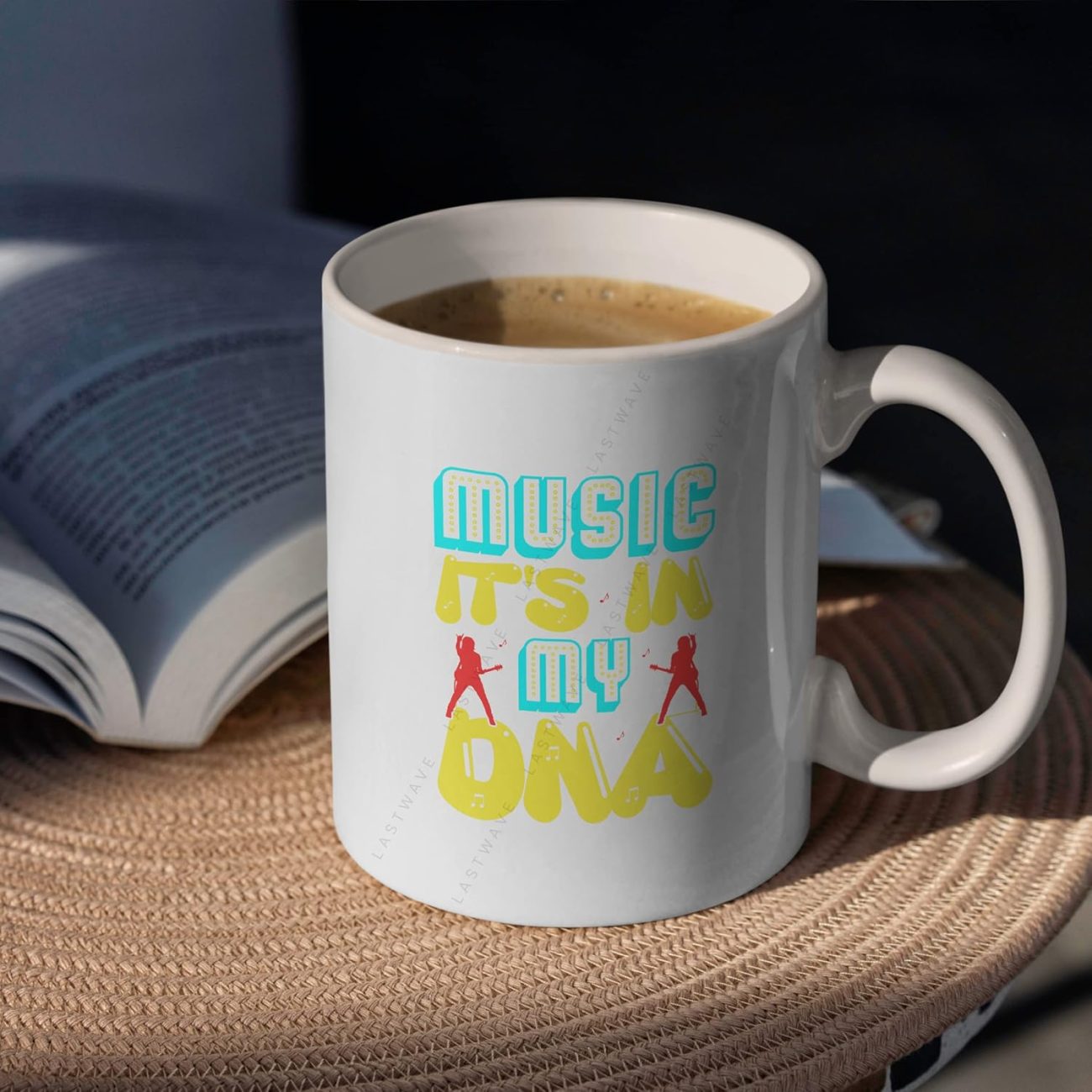 Music it's in My DNA Graphic Printed Coffee Mug