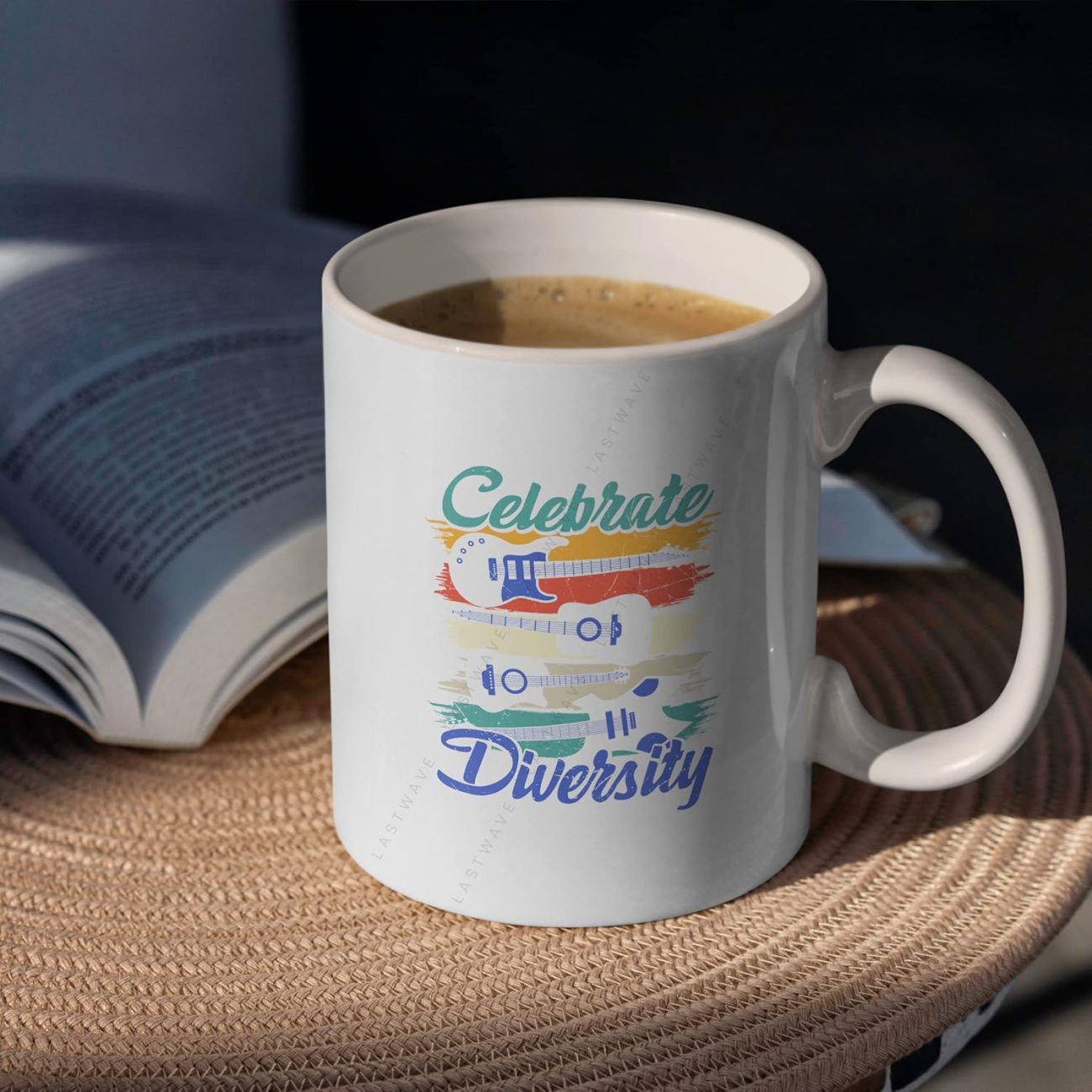 Celebrate Diversity Graphic Printed Coffee Mug
