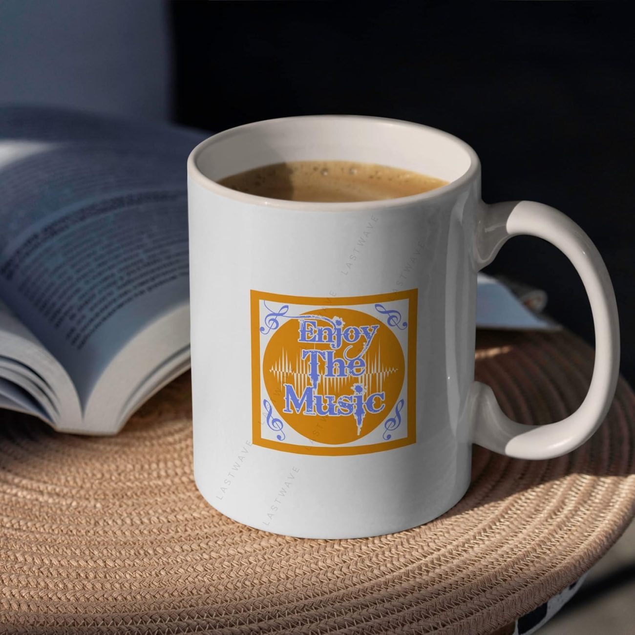 enjoy The Music Graphic Printed Coffee Mug