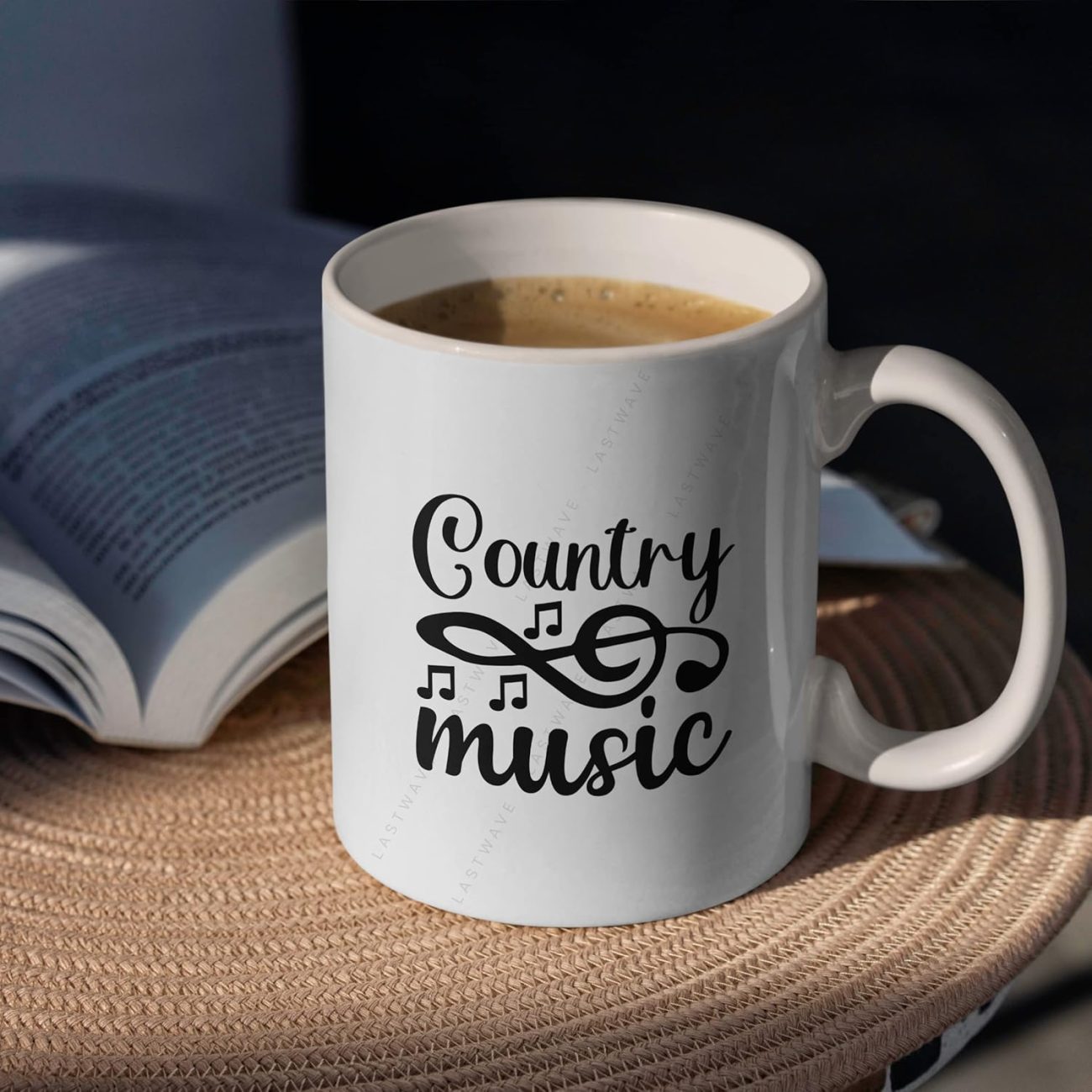 Country Music Graphic Printed Coffee Mug