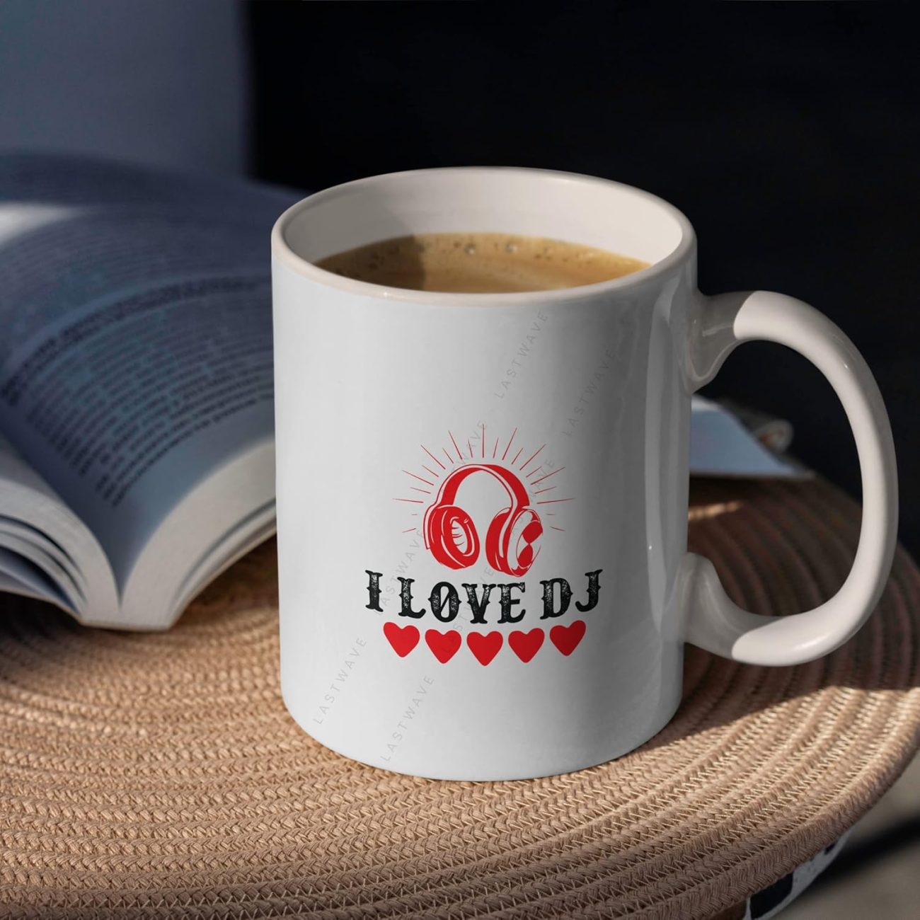 I Love DJ 4 Graphic Printed Coffee Mug