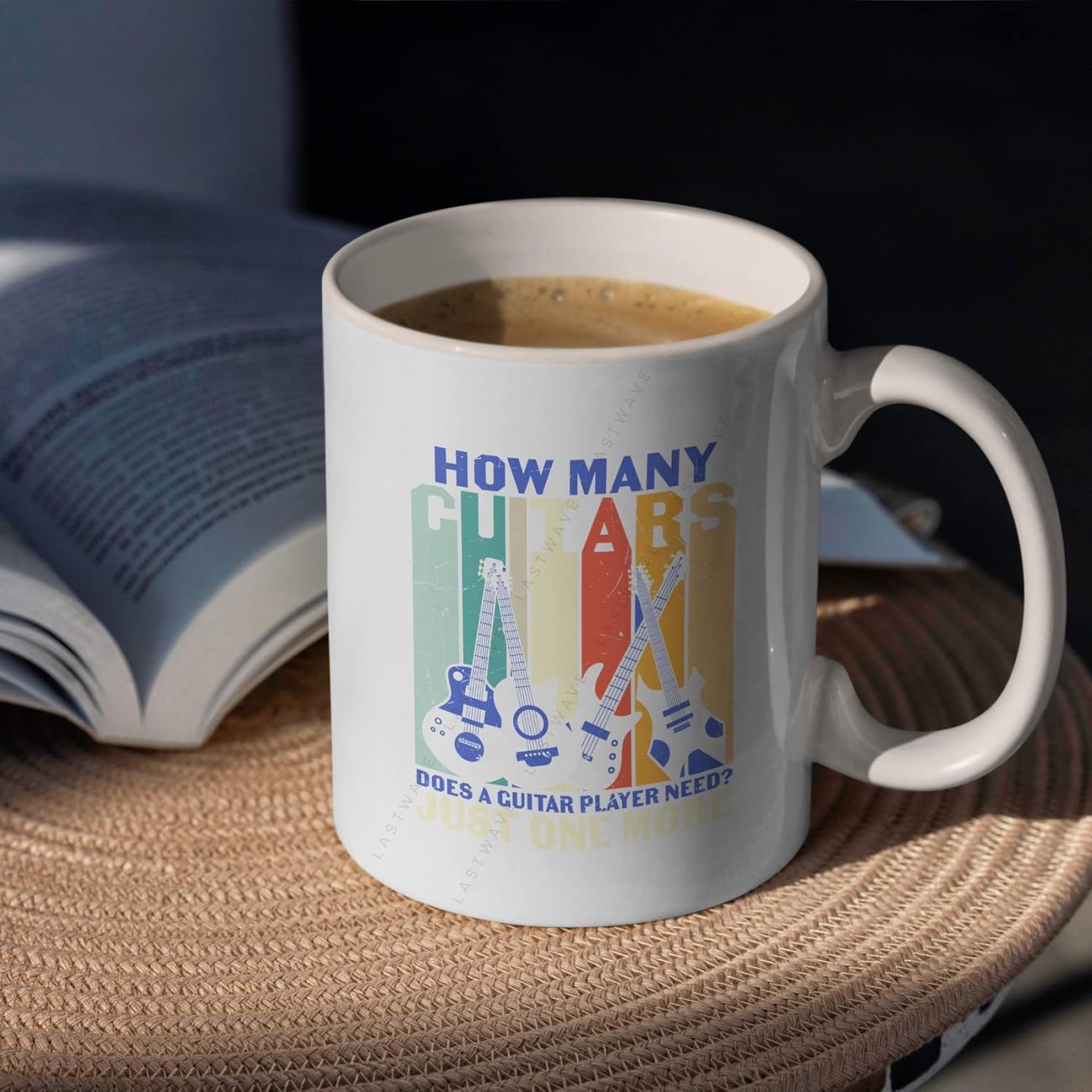 How Many Guitars Does A Guitar Players Need? Just Once More Graphic Printed Coffee Mug