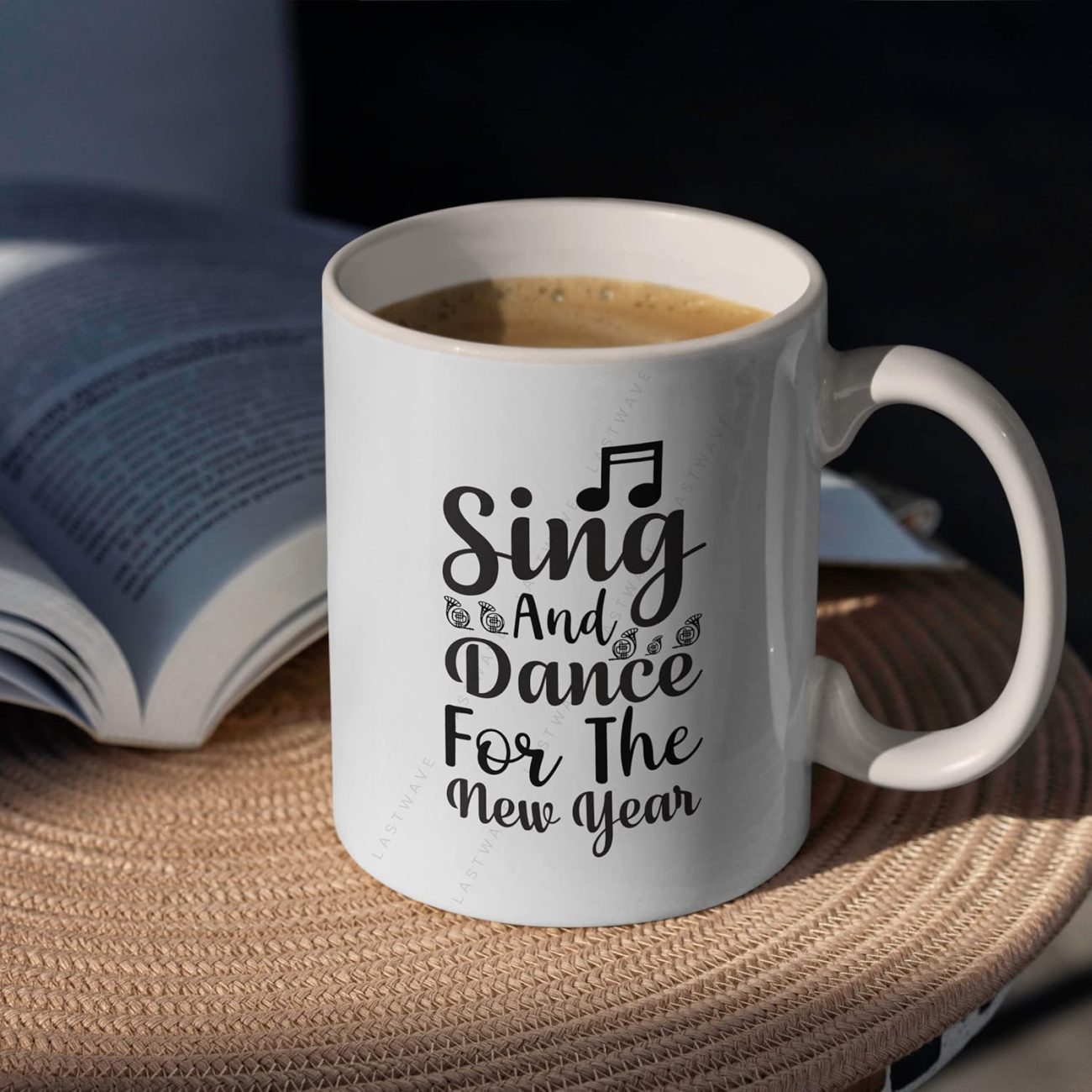 Sing and Dance For The New Year Graphic Printed Coffee Mug