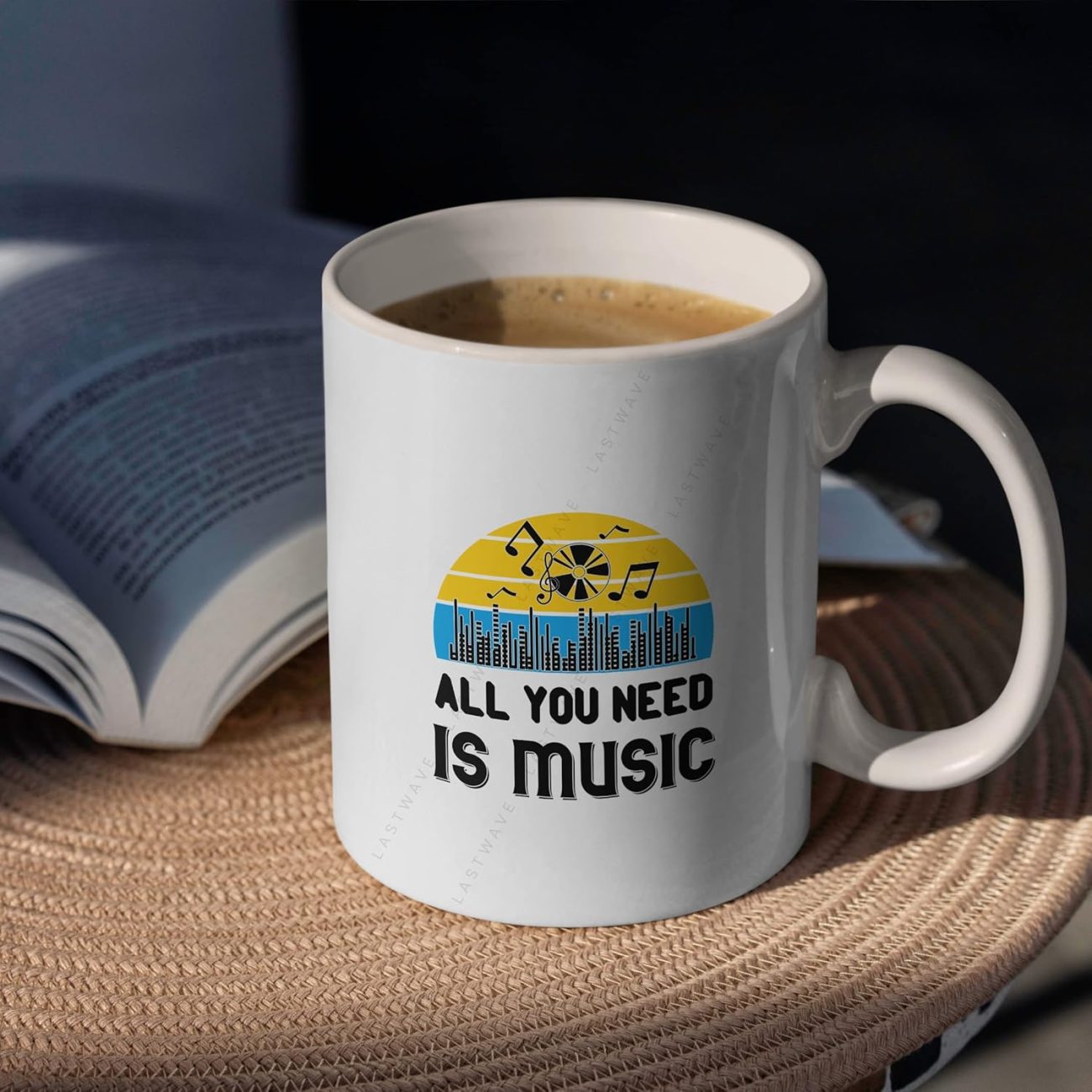 All You Need is Music Graphic Printed Coffee Mug