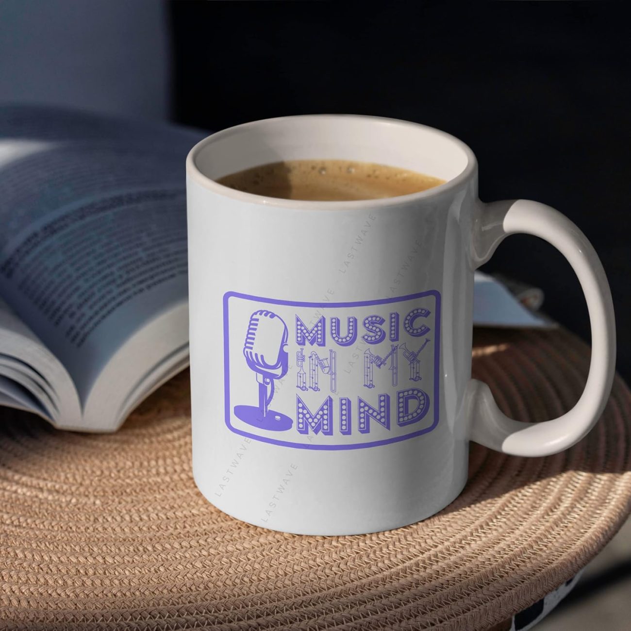 Music In My Mind Graphic Printed Coffee Mug