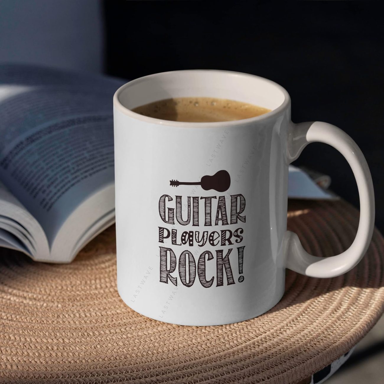 Guitar Players Rock! Graphic Printed Coffee Mug