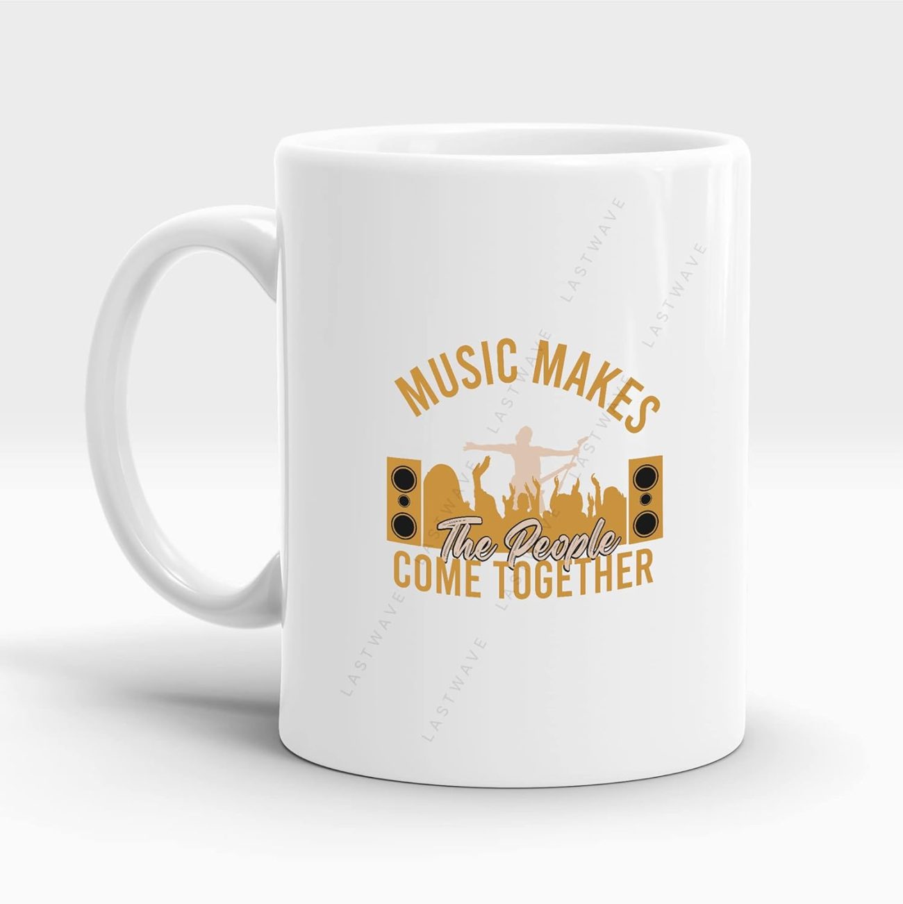 Music Make The People Come Together Graphic Printed Coffee Mug