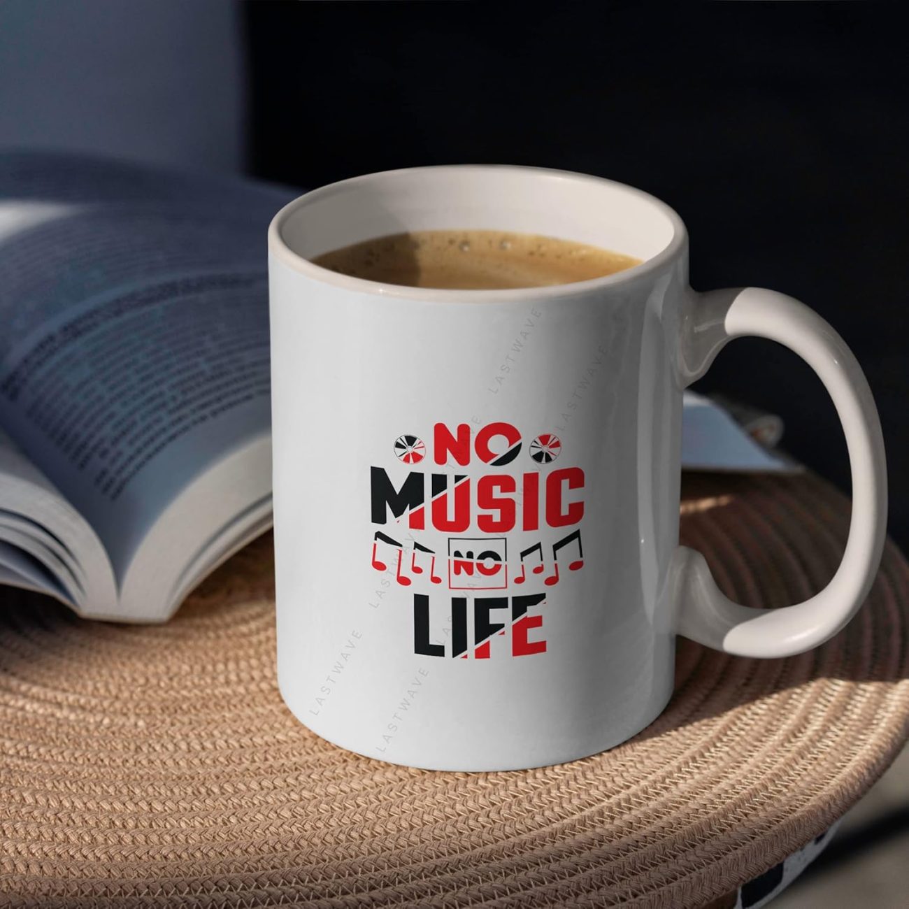 No Music No Life Graphic Printed Coffee Mug
