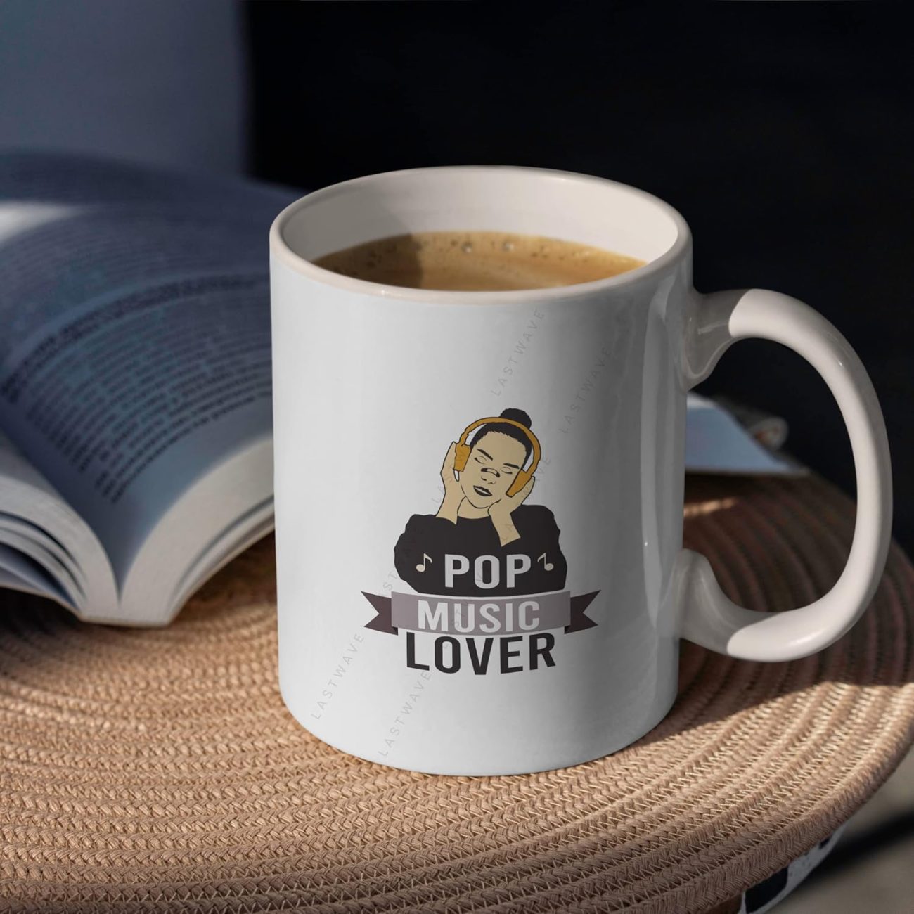 Pop Music Lover Graphic Printed Coffee Mug
