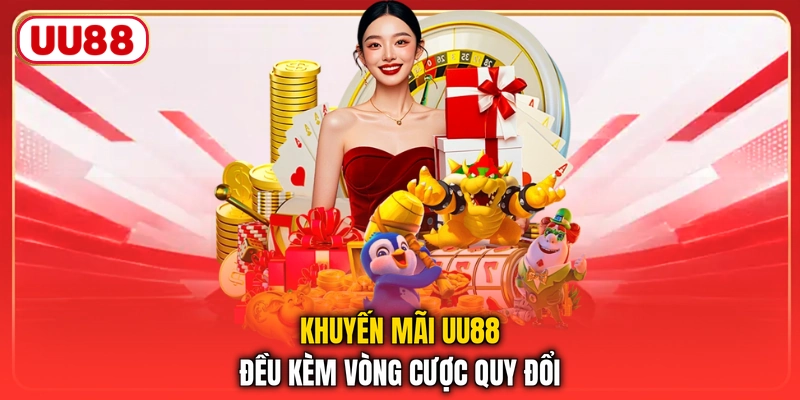 Khuyến mãi UU88 đều kèm vòng cược quy đổi